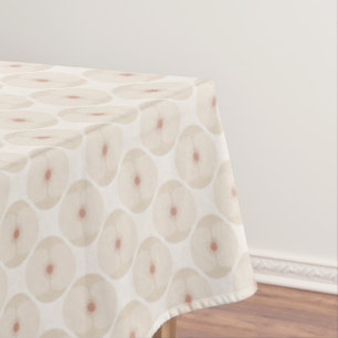 Toalha De Mesa Ousado Minimalista Amapola Texturizado Floral Rosa