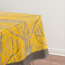 Toalha De Mesa outono tardio em uma mesa de mesa