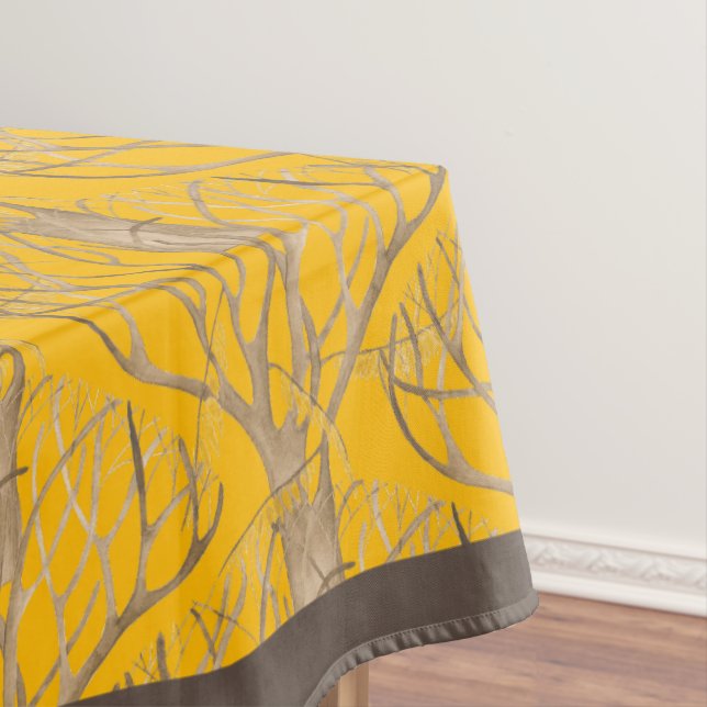 Toalha De Mesa outono tardio em uma mesa de mesa (Posição Original)