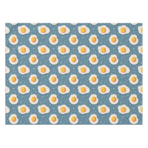 Toalha De Mesa Ovos secos em azul