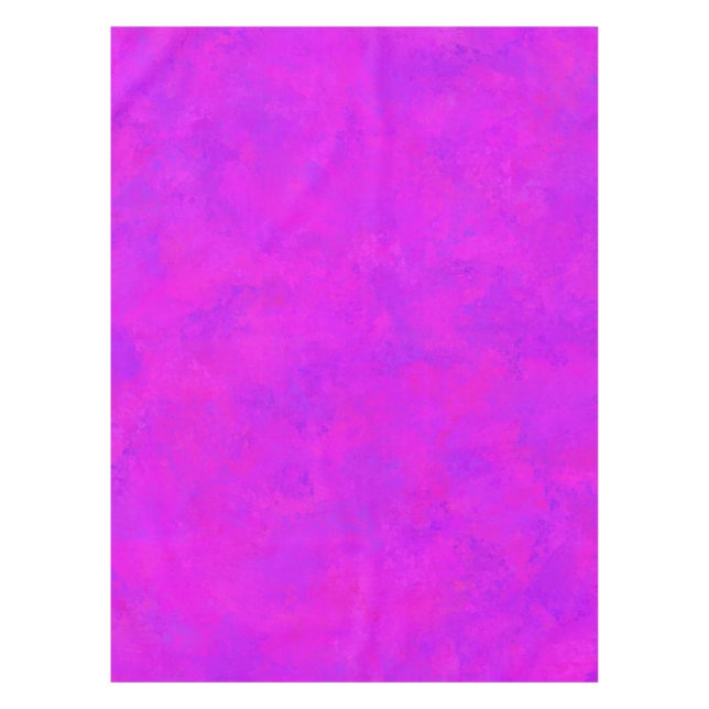 Toalha De Mesa Padrão Abstrato Rosa Roxo (Frente)