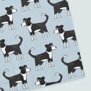 Toalha De Mesa Padrão Adorável de Cães Collie Sheep Border
