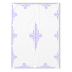 Toalha De Mesa Padrão Art Deco em Lilac