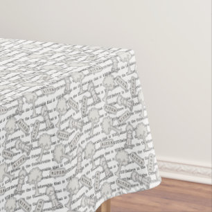 Toalha De Mesa Padrão BITUB (Acredite no Inacreditável) Branco