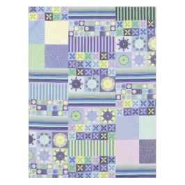 Toalha De Mesa Padrão Bonito Faux Knit Crochet Blanket de Nanna