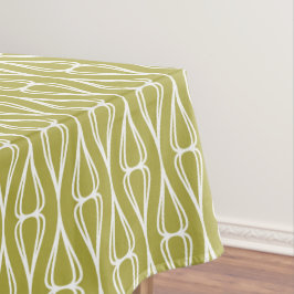 Toalha De Mesa Padrão Branco Moderno