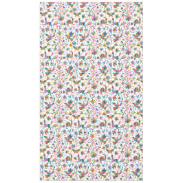 Toalha De Mesa Padrão Brilhante do estilo Otomi mexicano