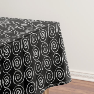 Toalha De Mesa Padrão Celta de Espiral Dupla