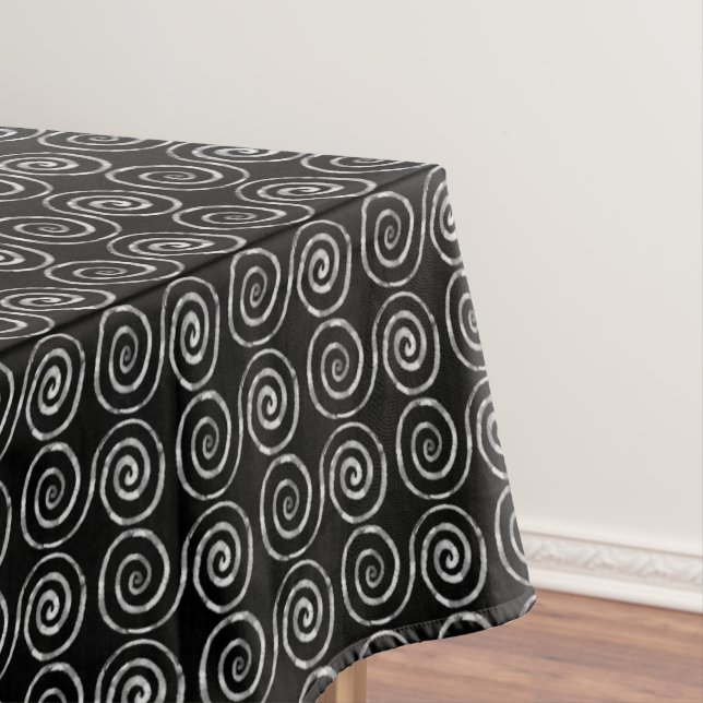 Toalha De Mesa Padrão Celta de Espiral Dupla (Posição Original)