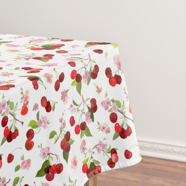 Toalha De Mesa Padrão Cereja 1 (Posição Original)