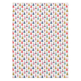 Toalha De Mesa Padrão Colorido das Árvores de Férias Modernas