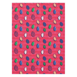 Toalha De Mesa Padrão Colorido de Ovos de Páscoa Pop