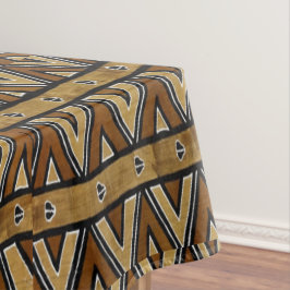 Toalha De Mesa Padrão Contemporâneo de Lama Africano