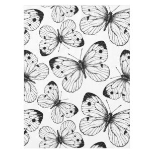 Toalha De Mesa Padrão da borboleta de repolho
