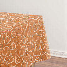 Padrão de Abóbora Laranja Decoração de Outono Hall