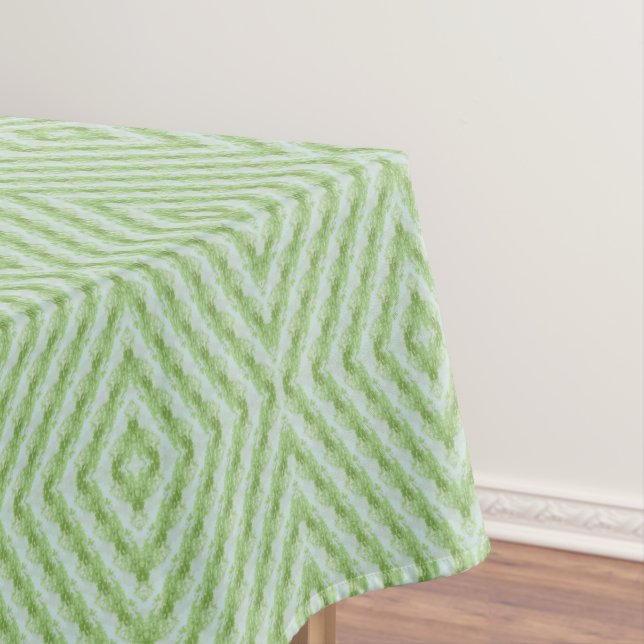Toalha De Mesa Padrão de Abobrinha com Listras Verdes (Posição Original)