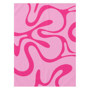 Toalha De Mesa Padrão de Abstrato cor-de-rosa de pré-disquete sua