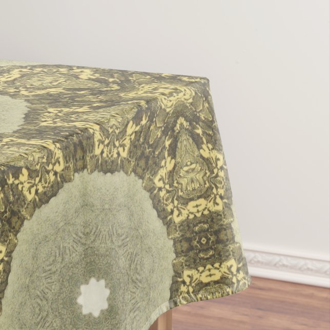 Toalha De Mesa Padrão de Abstrato de Deco de Ouro de Arte do  Vin (Posição Original)