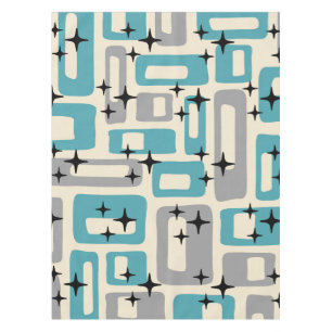 Toalha De Mesa Padrão de Abstrato de Moderno do meio século