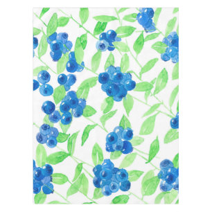 Toalha De Mesa Padrão de aquarela de amora