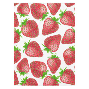 Toalha De Mesa Padrão de aquarela de morangos