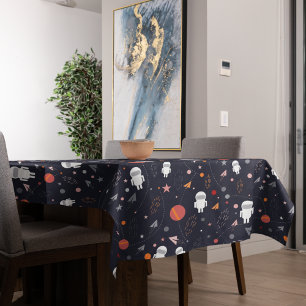 Toalha De Mesa Padrão de Astronauta de Dodle