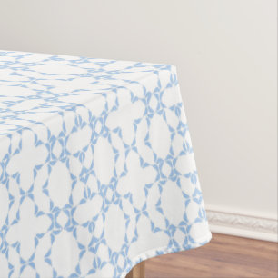 Toalha De Mesa Padrão de Aves Azuis