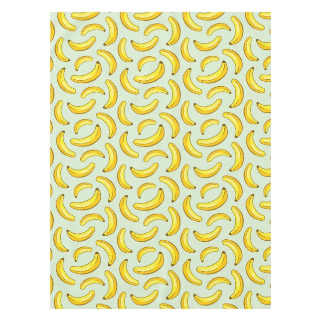 Toalha De Mesa Padrão de Banana (Frente)