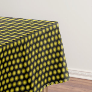 Toalha De Mesa Padrão de Bola de Stripey