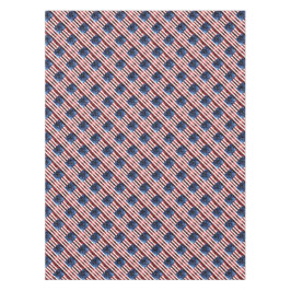 Toalha De Mesa Padrão de brilhos do indicador vermelho e azul