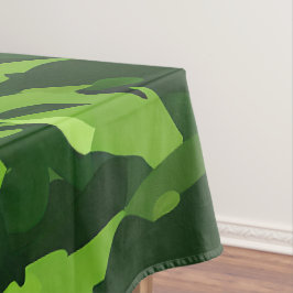 Toalha De Mesa Padrão de Camuflagem Militar Verde Florestal