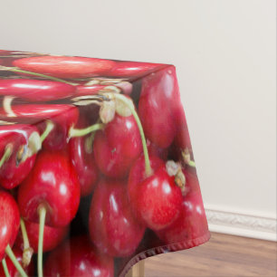 Toalha De Mesa Padrão de cereja doce