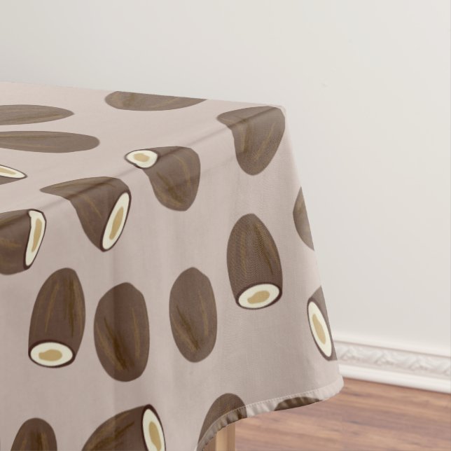 Toalha De Mesa Padrão de Coco (Posição Original)