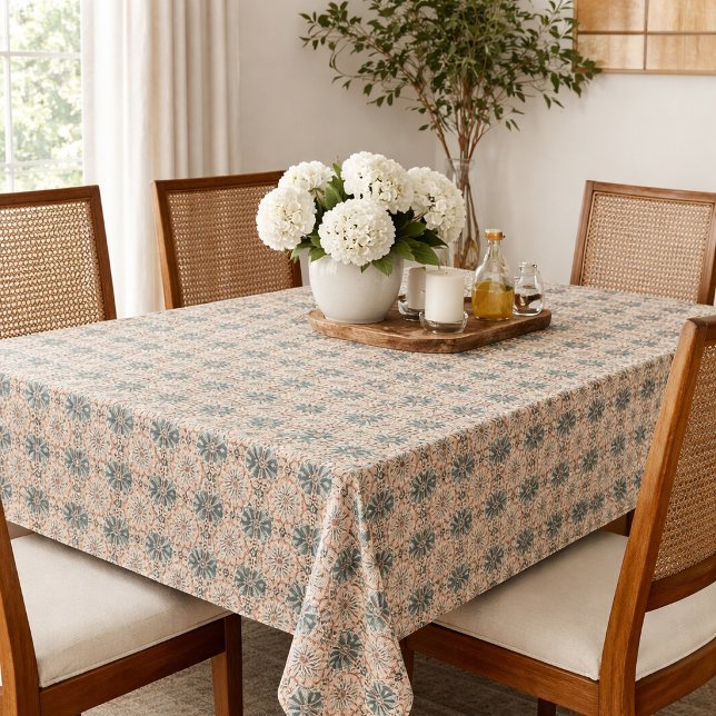 Toalha De Mesa Padrão de Crochê de Renda de Avó Falsa  (Criador carregado)