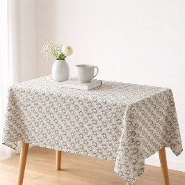 Toalha De Mesa Padrão de Crochê de Renda de Avó Falsa em Quadrado
