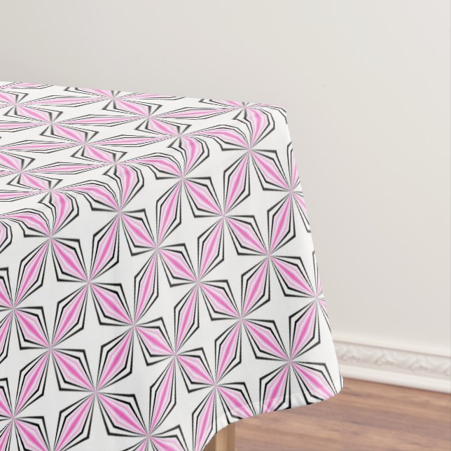 Toalha De Mesa Padrão de cruz rosa (Posição Original)