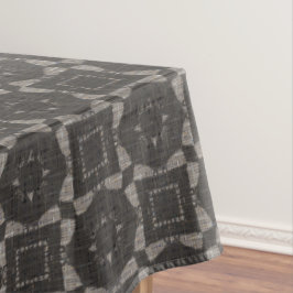 Toalha De Mesa Padrão de desmame de castanho e Cinza