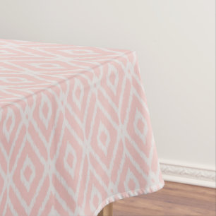 Toalha De Mesa Padrão de diamante tribal cor-de-rosa-rosa-rosa-ro