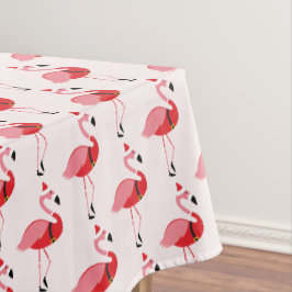 Toalha De Mesa Padrão de Férias de Natal Flamingo, cor-de-rosa, p