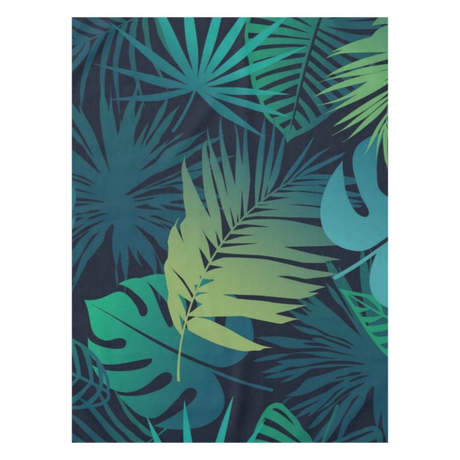 Toalha De Mesa Padrão de folhas (Frente)