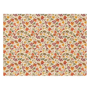 Toalha De Mesa Padrão de Folhas de Outono