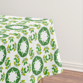 Toalha De Mesa Padrão de Folhas, Padrão de Folhagens, Folhas Verd