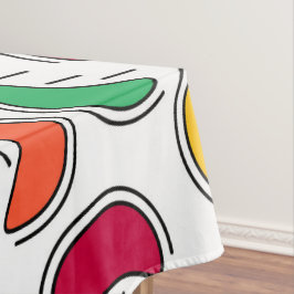 Toalha De Mesa Padrão de Formas frutas Doces