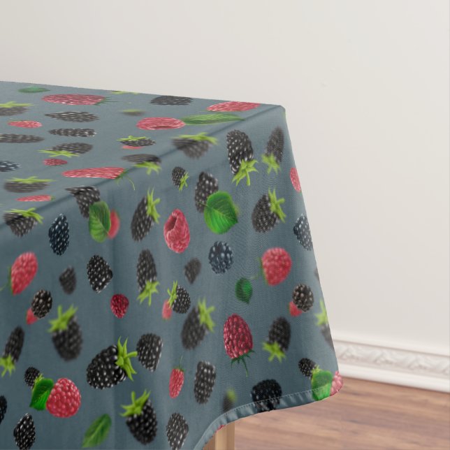 Toalha De Mesa Padrão de framboesa 2 (Posição Original)
