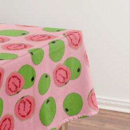 Toalha De Mesa Padrão de Fruta de goiaba