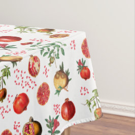 Toalha De Mesa Padrão de Fruta do Pomegranato do Mediterrâneo