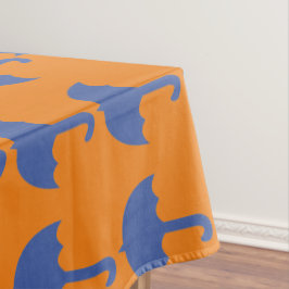 Toalha De Mesa Padrão de guarda-chuva Abstrato azul personalizado
