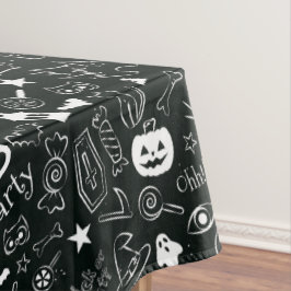 Toalha De Mesa Padrão de Halloween 1