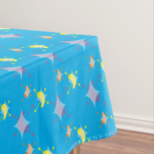 Toalha De Mesa Padrão de Impulsos Atômicos Retroativos