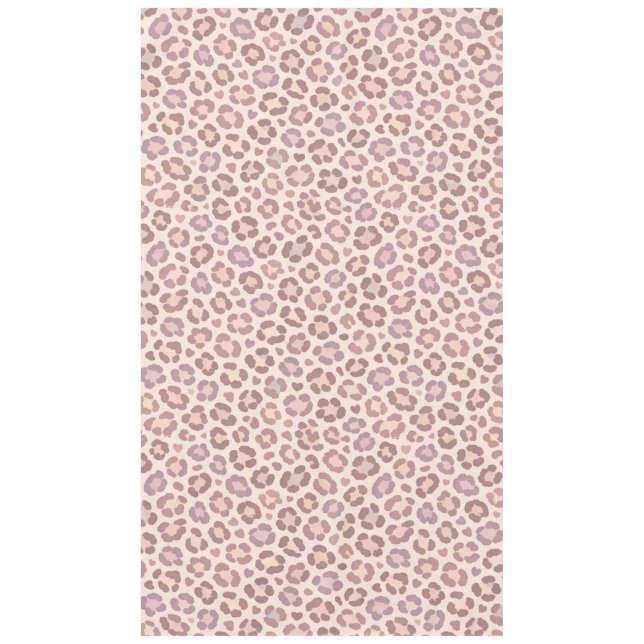 Toalha De Mesa Padrão de leopardo feminino (Frente)
